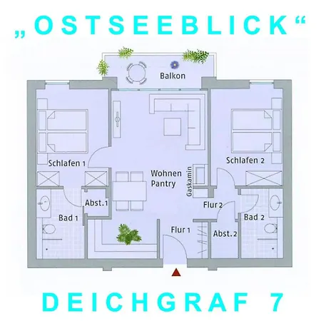 Apartment Deichgraf We 07 Ostseeblick Börgerende-Rethwisch
